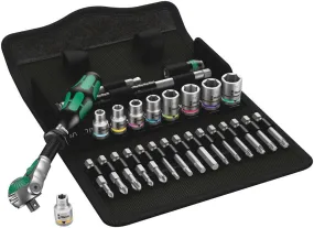 WERA 8100 SA 9 ZYKLOP SPEEDRATELSET 1/4" INCH 28ST  004019